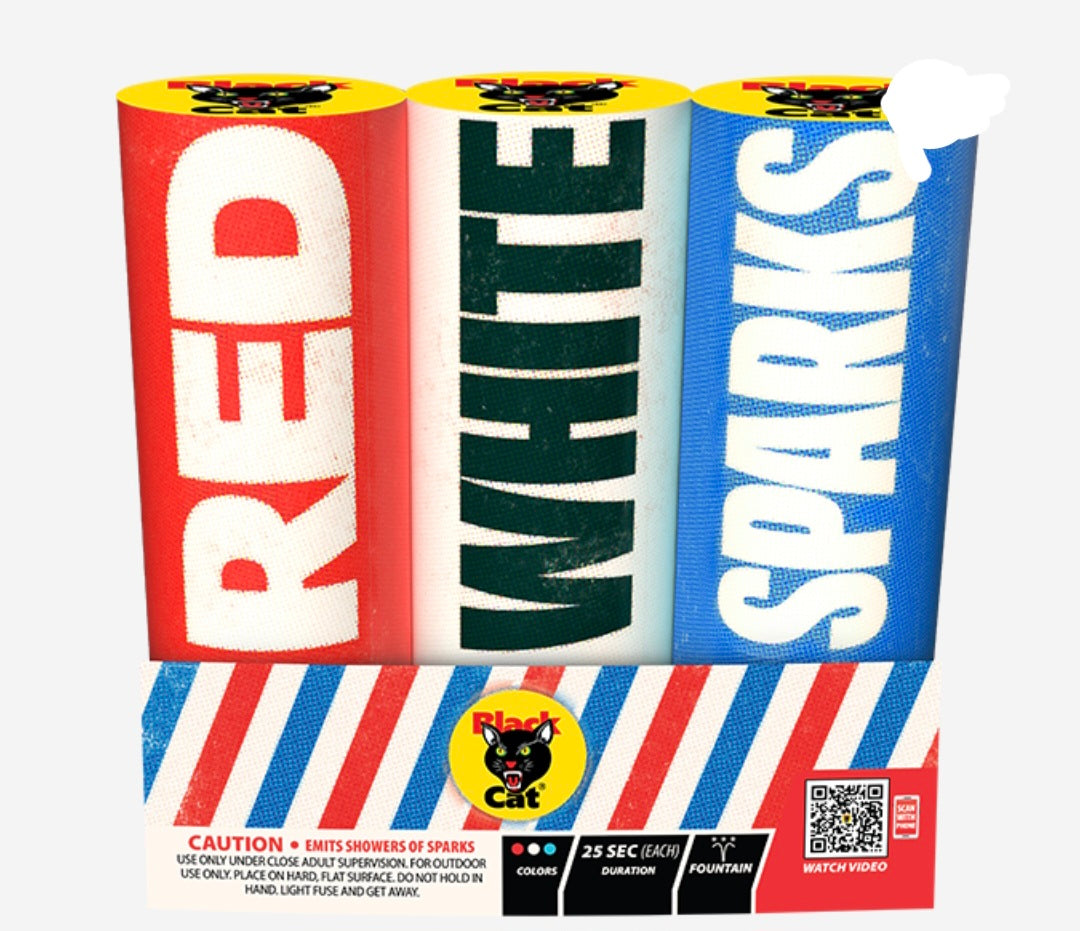 Red, White, and Sparks